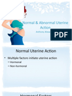 Normal & Abnormal Uterine Action