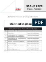 SSC-JE - EE - Check List-2020