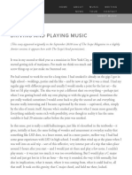 Driving and Playing Music - Brad Mehldau
