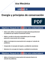 Unidad III. Energia y Principios de Conservacion