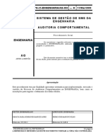 PG-025 - SISTEMA DE GESTÃO DE SMS - AUDITORIA COMPORTAMENTAL