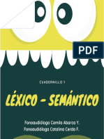 Cuadernillo 1 Léxico - Semántico