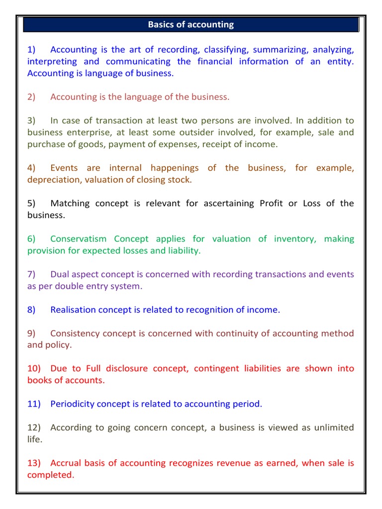 2) Accounting Is The Language of The Business | PDF | Negotiable ...