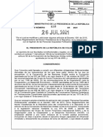 Decreto 830 Del 26 de Julio de 2021