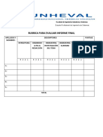 Rubrica para Evaluar Informa Final