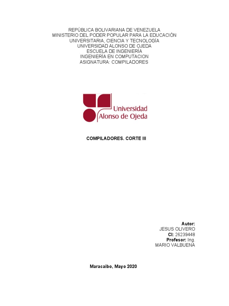 Fases y Comportamiento de Compiladores | PDF | Java (lenguaje de ...