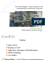 Advanced Oxidation Technologies - Case Studies in Non Biodegradable Wastewater Treatment