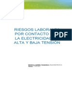 Riesgos laborales por electricidad