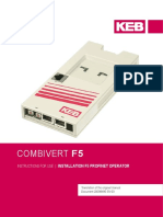 Combivert F5: Instructions For Use - Installation F5 Profinet Operator