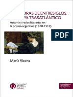 Vicens, Maria, Escritoras de Entresijos (SELECCIÓN)