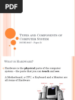 Types and Components of Computer System