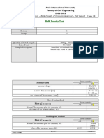 Bulk Density of Granular Material - Report