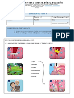 Unidad Educativa Ismael Pérez Pazmiño: Diagnostic Test 1