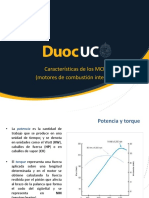 Características de Los MCI (Motores de Combustión Interna)