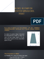 Usos Del Slump en Diferentes Minas Del Perú