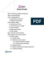 RSSeo-Quick Guide (Joomla Hosting)