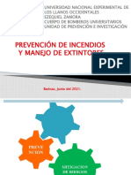 Prevención de incendios y manejo de extintores