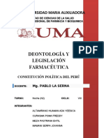 Resumen de La Constitucion Politica Del Perú 1993