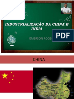Industrialização Da China e India