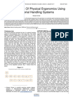 Improvement of Physical Ergonomics Using Material Handling Systems