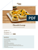 Cheesecake de Naranja - Recetas Nestlé