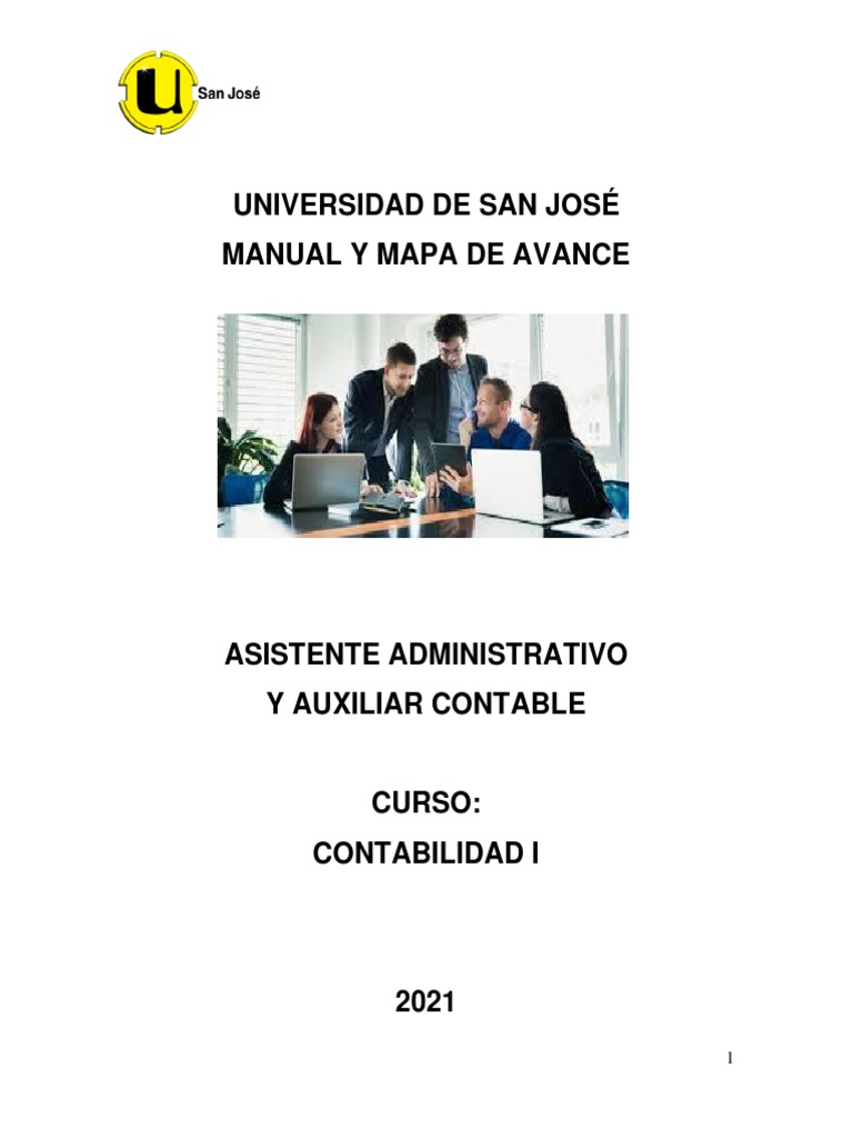 Usj-Mapa de Avance de Contabilidad I-01012021 | PDF | Contador ...