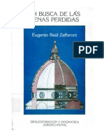 Eugenio Raúl Zaffaroni - en Busca de Las Penas Perdidas