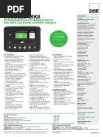 DSE8620 MKII: Genset