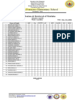 Earth Checklist of Modules Distri and Retriv