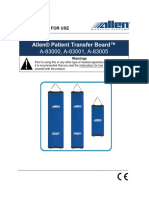 Allen® Patient Transfer Board : Instructions For Use