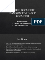 Chapter 20 Berpikir Geometris Dan Konsep-Konsep Geometri.