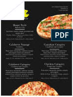 PAC Pizzeria Menu - Sem Aperitivos