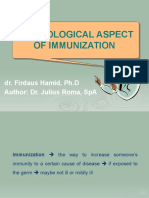 Immunological Aspect of Immunization