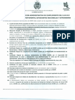 Requisitos Resolucion Administrativa Sssro