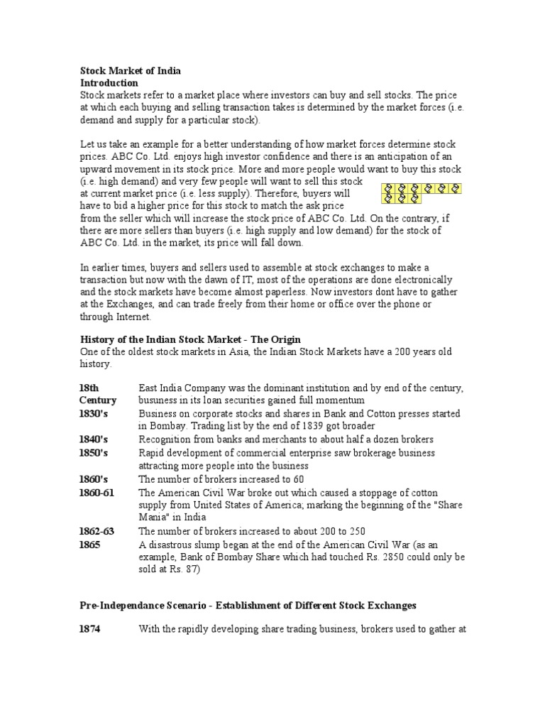 FREE STOCK MARKET COURSES FOR BEGINNERS IN INDIA PDF visual data 6