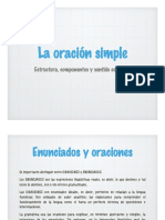 Componentes Sintácticos de La Oración Simple