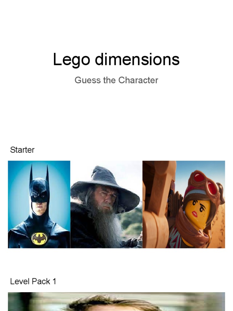 Lego Dimensions Complete Checklist | PDF | Games & Activities ...