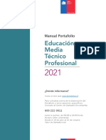 Manual Portafolio de Educacion Media Tecnico Profesional 2021