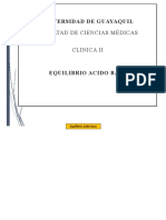 Mapa Conceptual de Equilibrio Acido Base