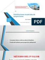 Distribuciones Muestrales de Proporciones.: Tema