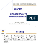 Chap1: INTRODUCTION TO CORPORATE FINANCE