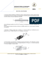 MecSol - Atividade - Tensão e Deformação - Carregamento Axial 3