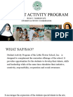 Student Activity Program