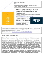 La Importancia de Las Emociones en Los Periodos Sensibles Del Desarrollo