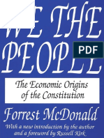 We The People The Economic Origins of The Constitution - Kirk, RussellMcDonald, Forrest