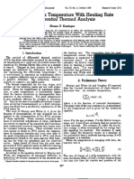 Kissinger - Variation of Peak Temperature With Heating Rate in...