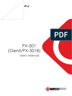 Px-501 (Genii/Px-501B) : User'S Manual