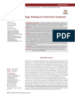 Neuro-Ophthalmologic Findings in Visual Snow Syndrome: Open Access