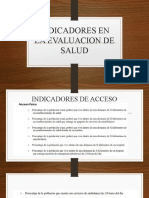 INDICADORES EN LA EVALUACION DE SALUD (Salvo Automaticamente)