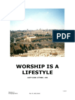 CTTNBC - 006 - Course Outline - Worship Is A Lifestyle